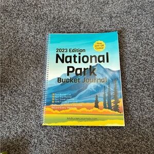 2023 Edition National Park Bucket Journal - Blue and Yellow
